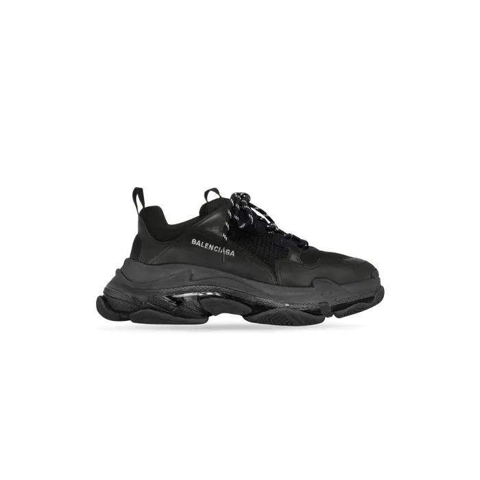 Balenciaga Sneakers Men Men039s Triple S Clear Sole Sneaker In Black Black
