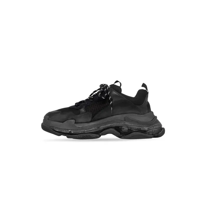 Balenciaga Sneakers Men Men039s Triple S Clear Sole Sneaker In Black Black