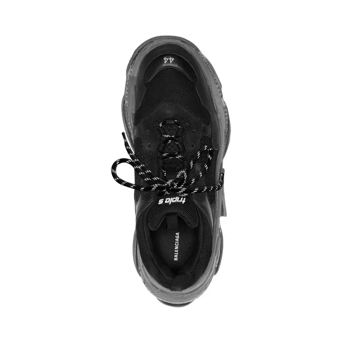 Balenciaga Sneakers Men Men039s Triple S Clear Sole Sneaker In Black Black