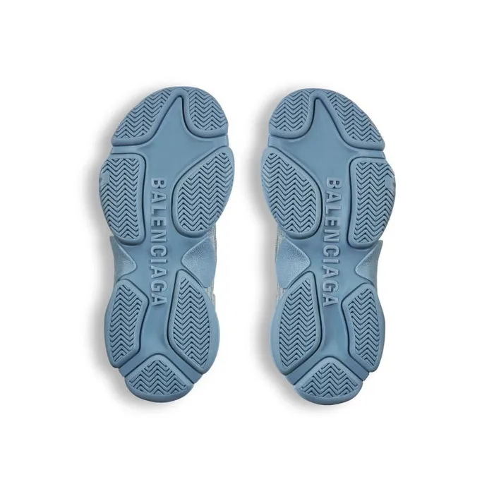 Balenciaga Sneakers Men Men039s Triple S Sneaker Denim In Blue Blue Balenciaga Sneakers Men Men039s Triple S Sneaker Denim In Blue Blue