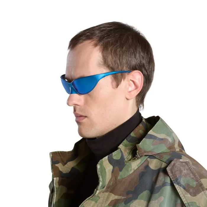 Balenciaga Sunglasses WomenMen 4g Cat Sunglasses In Blue Blue Balenciaga Sunglasses WomenMen 4g Cat Sunglasses In Blue Blue