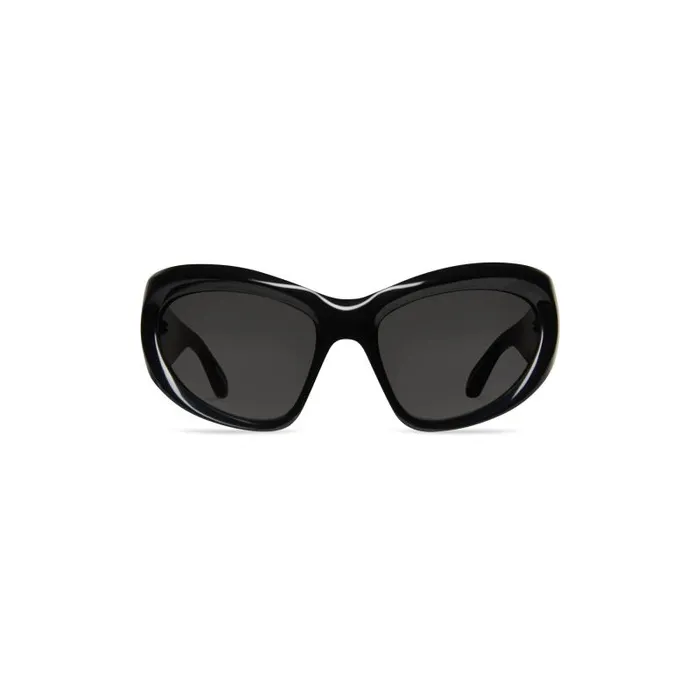 Balenciaga Sunglasses WomenMen Wrap Dframe Sunglasses In Black Black