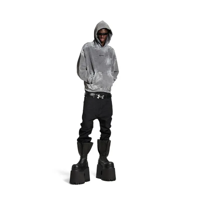 Balenciaga Sweatshirts and Hoodies Men Men039s Balenciaga Back Hoodie Medium Fit In Grey Grey Balenciaga Sweatshirts and Hoodies Men Men039s Balenciaga Back Hoodie Medium Fit In Grey Grey