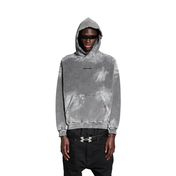 Balenciaga Sweatshirts and Hoodies Men Men039s Balenciaga Back Hoodie Medium Fit In Grey Grey Balenciaga Sweatshirts and Hoodies Men Men039s Balenciaga Back Hoodie Medium Fit In Grey Grey
