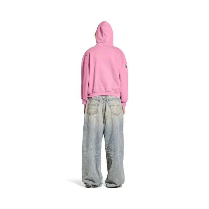 Balenciaga Sweatshirts and Hoodies Women Women039s Fruity Zipup Hoodie Regular Fit In Pink Pink