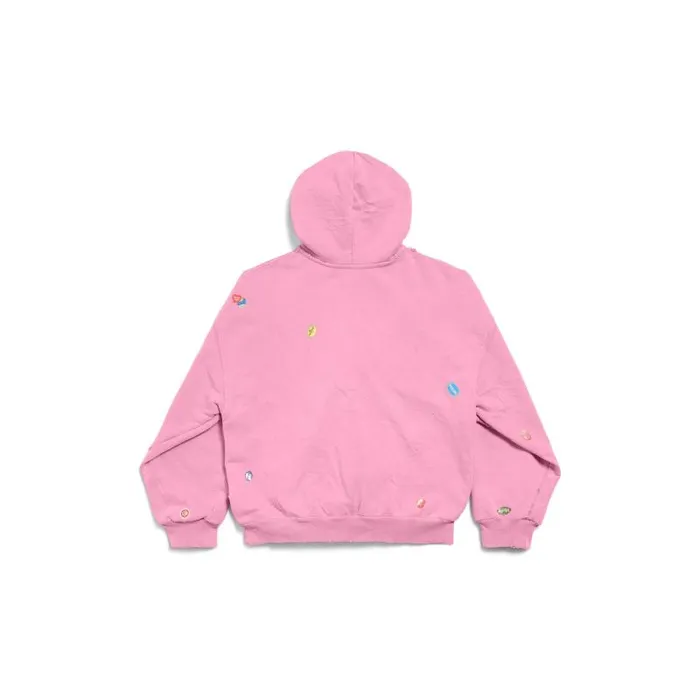 Balenciaga Sweatshirts and Hoodies Women Women039s Fruity Zipup Hoodie Regular Fit In Pink Pink