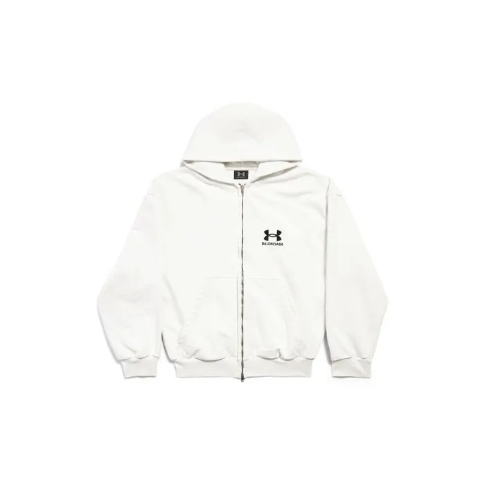 Balenciaga Sweatshirts and Hoodies Women Women039s Under Armour Zipup Hoodie Regular Fit In Whiteblack Whiteblack