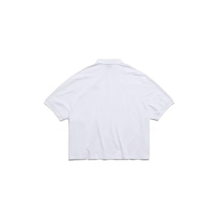 Balenciaga Tshirts Men Men039s Bb Classic Balenciaga Polo Shirt Oversized In White White