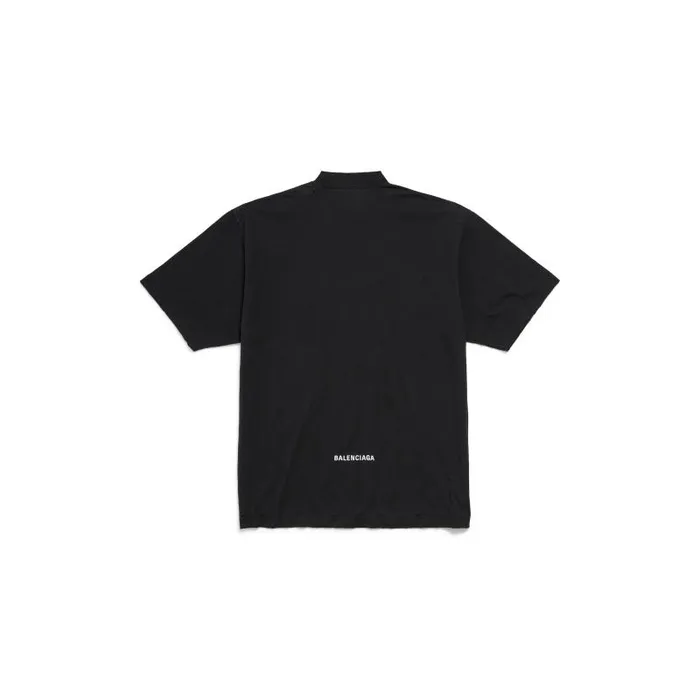 Balenciaga Tshirts WomenMen Greene Street Tshirt Medium Fit In Black Black