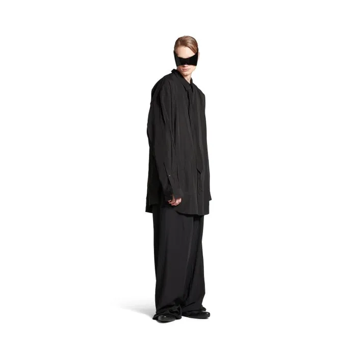 Balenciaga Tops and Shirts Women Women039s Fluid Shirt In Black Black Balenciaga Tops and Shirts Women Women039s Fluid Shirt In Black Black