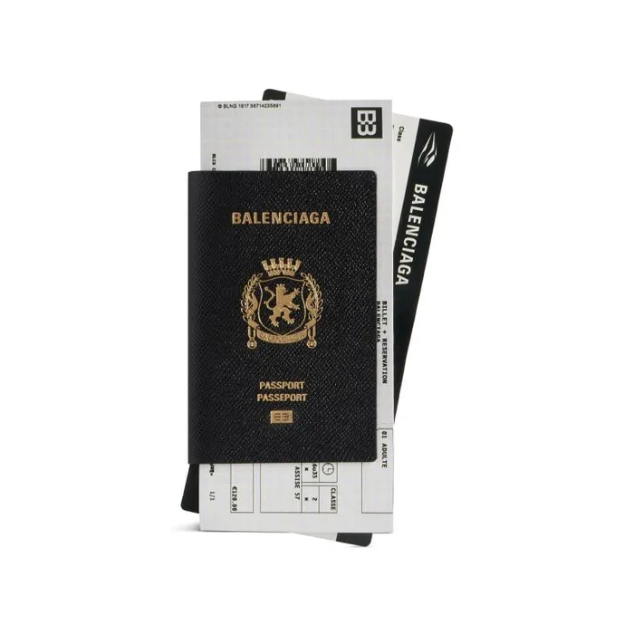 Balenciaga Wallets Men Men039s Passport Long Wallet 2 Tickets In Black Black