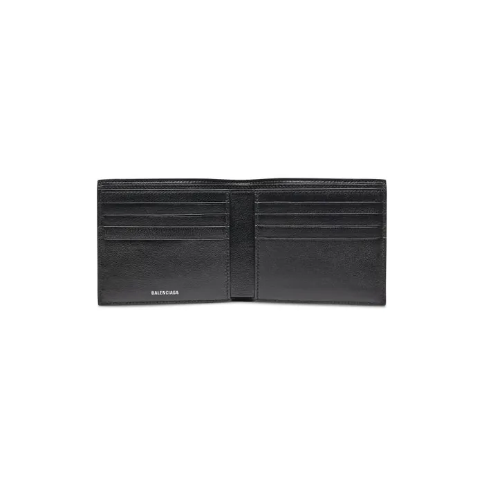 Balenciaga Wallets Men Men039s Signature Square Folded Wallet Bb Monogram Coated Canvas In Black Black Balenciaga Wallets Men Men039s Signature Square Folded Wallet Bb Monogram Coated Canvas In Black Black