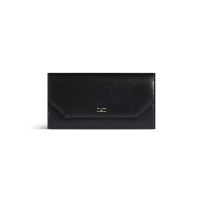 Balenciaga Wallets Women Women039s Envelope Long Wallet With Card Holder In Black Black