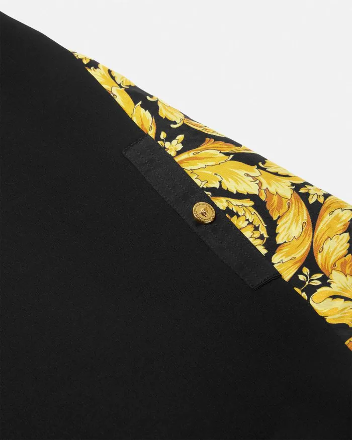 Barocco Baby Dress Black Children Versace Clothing