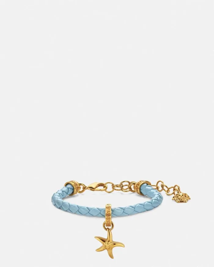 Barocco Sea Bracelet Light Blue WomenMen Versace Bracelets