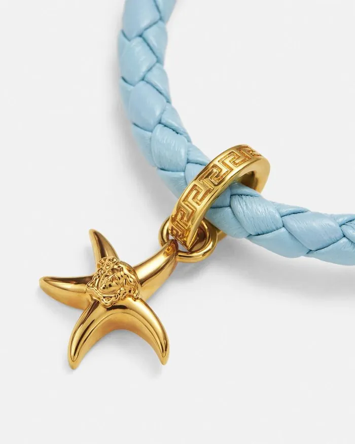 Barocco Sea Bracelet Light Blue WomenMen Versace Bracelets