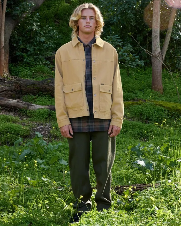 Barton Jacket 8211 Dark Khaki Mens Volcom Jackets