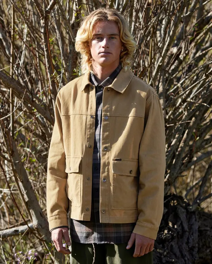 Barton Jacket 8211 Dark Khaki Mens Volcom Jackets