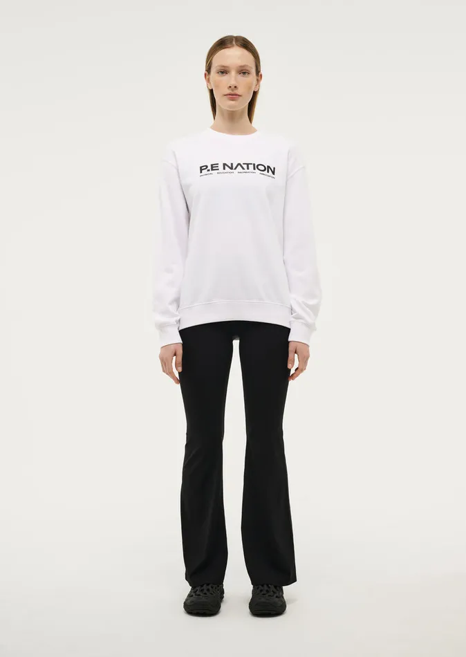 Baseline QUALIFY SWEAT IN OPTIC WHITE PE Nation Women