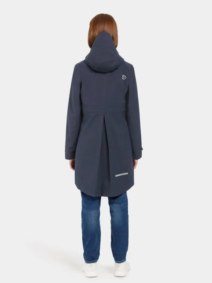 Bea Parka Dark Night Blue Women Didriksons Spring Jackets