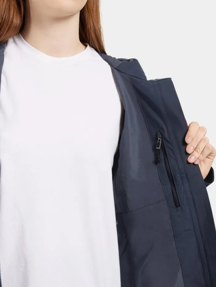 Bea Parka Dark Night Blue Women Didriksons Spring Jackets