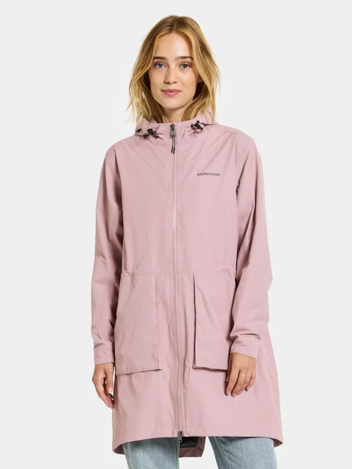 Bella Parka Oyster Lilac Women Didriksons Spring Jackets
