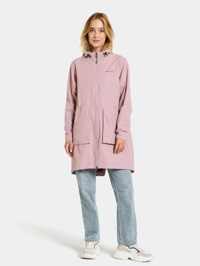 Bella Parka Oyster Lilac Women Didriksons Spring Jackets