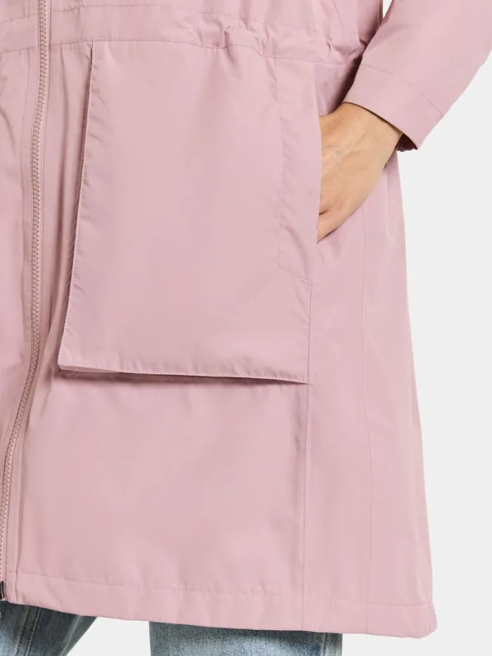 Bella Parka Oyster Lilac Women Didriksons Spring Jackets