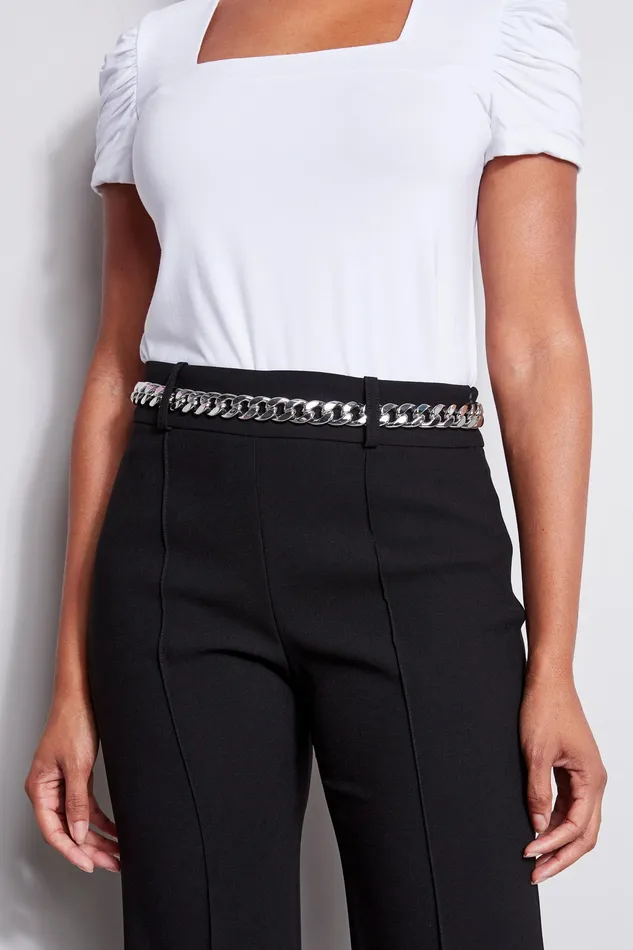 Belts Women Elie Tahari Chain Belt BLACK