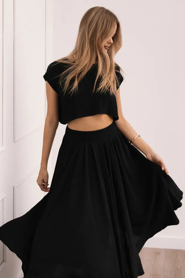 Bessie Two Piece Set Black Matching Sets Petal and Pup Women