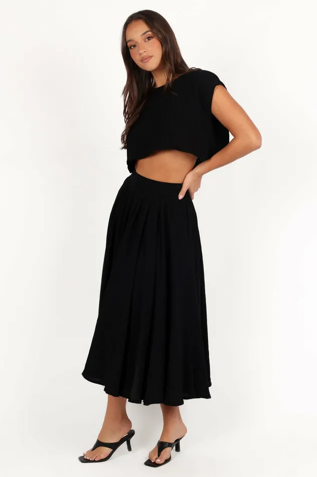 Bessie Two Piece Set Black Matching Sets Petal and Pup Women