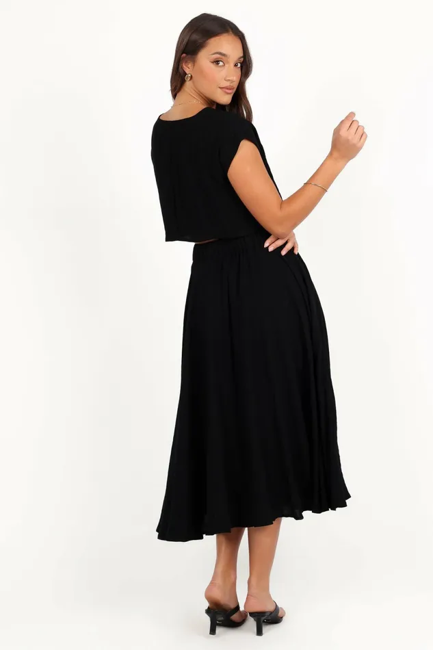Bessie Two Piece Set Black Matching Sets Petal and Pup Women