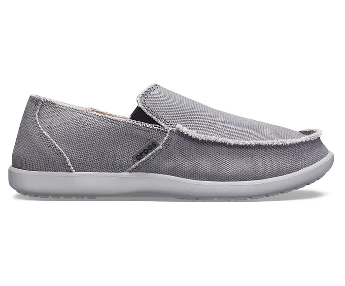 Big and Tall 14 Santa Cruz SlipOn Charcoal Light Gray 8211 Crocs Men