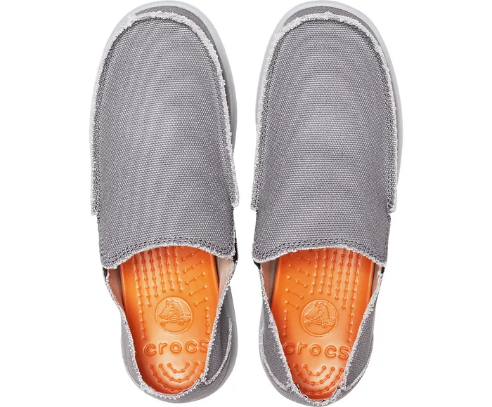 Big and Tall 14 Santa Cruz SlipOn Charcoal Light Gray 8211 Crocs Men