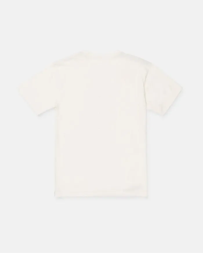 Big Boys Sacred Stone Short Sleeve Tee 8211 Off White Kids Volcom TShirts and Tanks