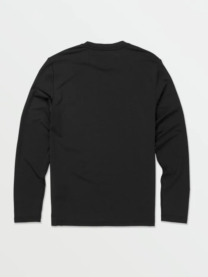 Big Boys Skeleton Long Sleeve Rashguard 8211 Black Kids Volcom Rashguards