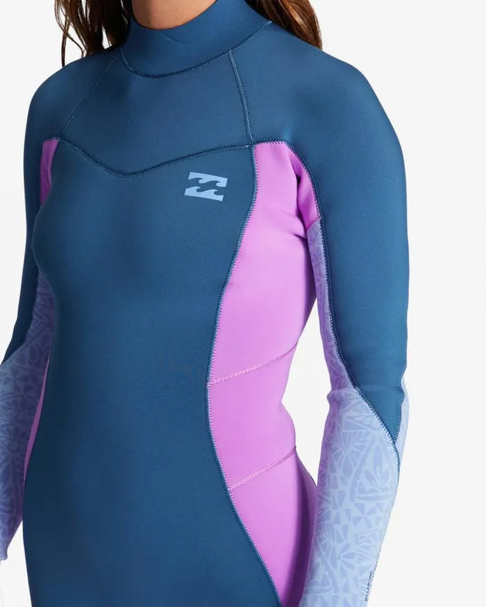 Billabong 32 Synergy Back Zip Full Wetsuit Deep Sea Womens Wetsuits