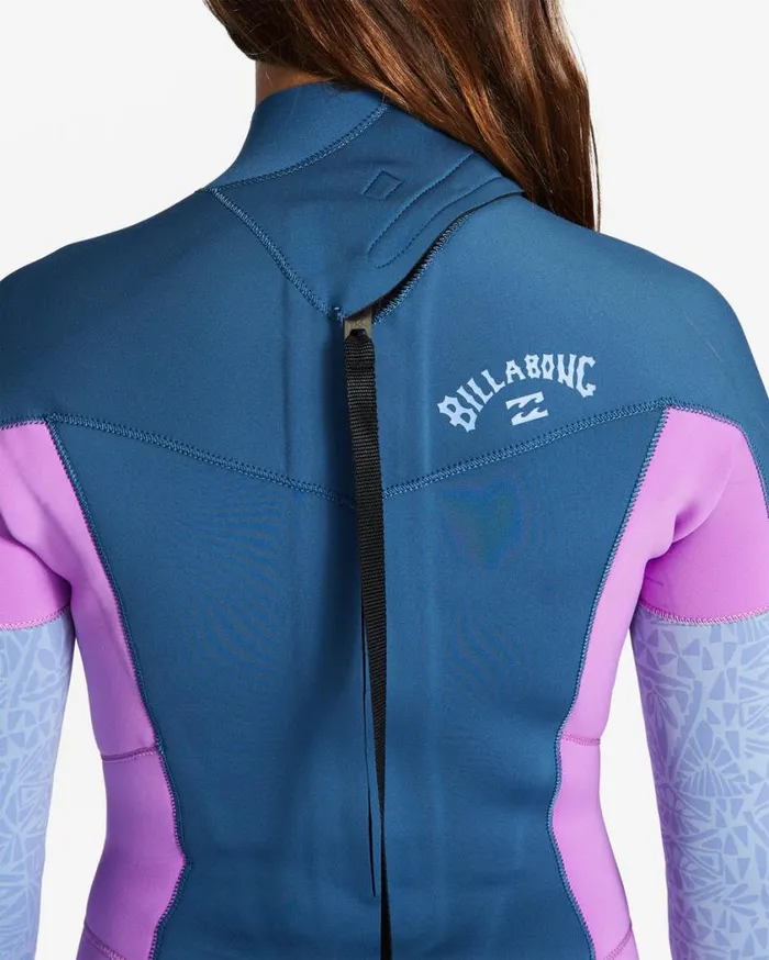 Billabong 32 Synergy Back Zip Full Wetsuit Deep Sea Womens Wetsuits