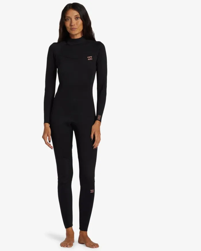 Billabong 43mm Foil Back Zip Wetsuit Black Womens Wetsuits