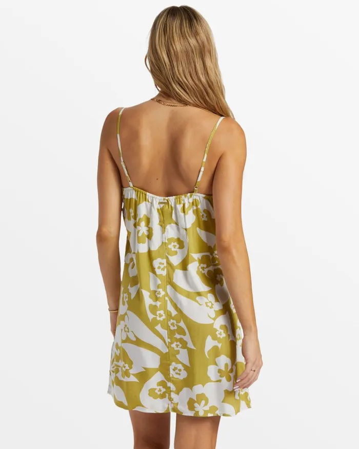 Billabong 90039s Babe Mini Slip Dress Moss Joy Womens Dresses