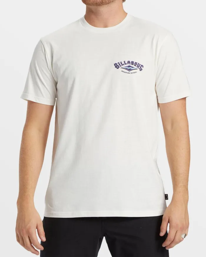 Billabong ADiv Arch TShirt Off White Mens TShirts Billabong ADiv Arch TShirt Off White Mens TShirts