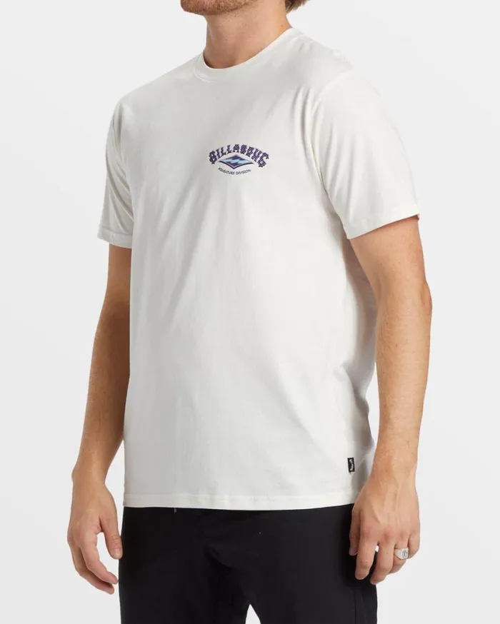 Billabong ADiv Arch TShirt Off White Mens TShirts Billabong ADiv Arch TShirt Off White Mens TShirts