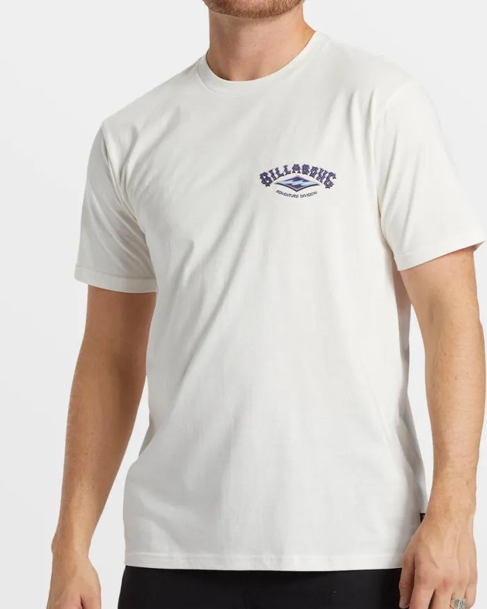 Billabong ADiv Arch TShirt Off White Mens TShirts Billabong ADiv Arch TShirt Off White Mens TShirts