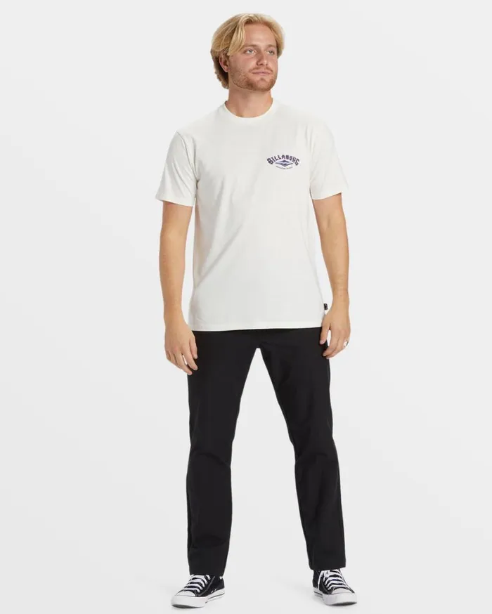Billabong ADiv Arch TShirt Off White Mens TShirts Billabong ADiv Arch TShirt Off White Mens TShirts