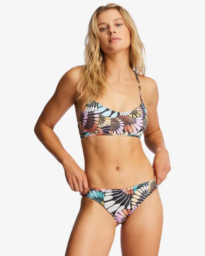 Billabong ADiv Full Bikini Bottoms Black Multi 2 Womens Bikini Bottoms