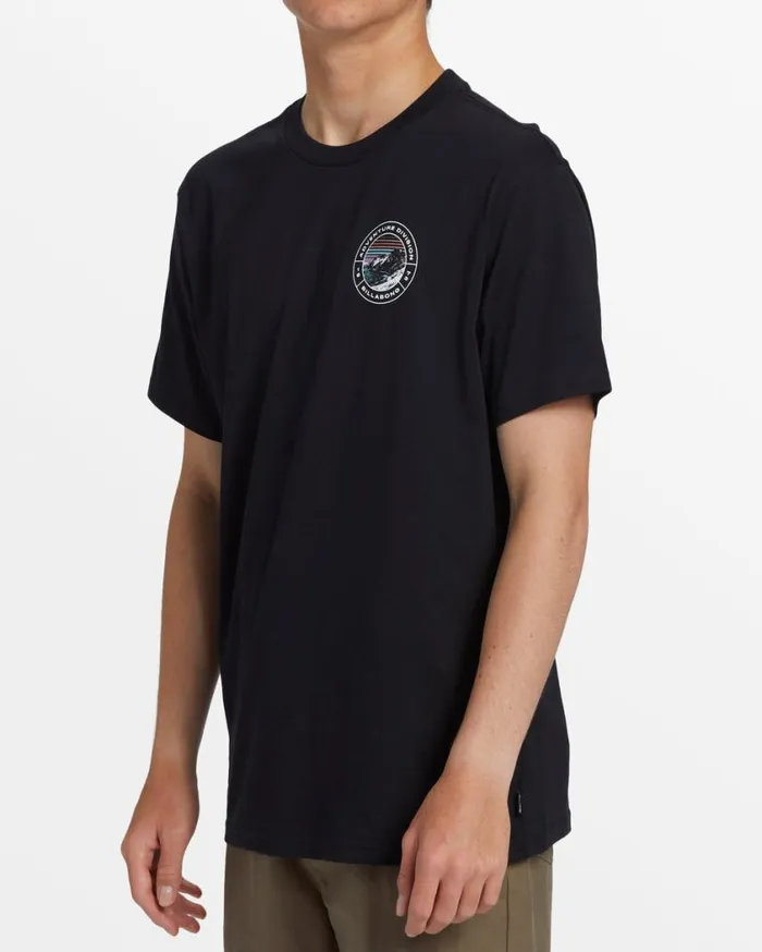 Billabong ADiv Rockies TShirt Black Mens TShirts Billabong ADiv Rockies TShirt Black Mens TShirts