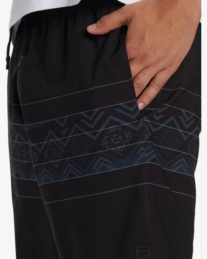 Billabong ADiv Surftrek Elastic Shorts 17034 Asphalt Mens Shorts