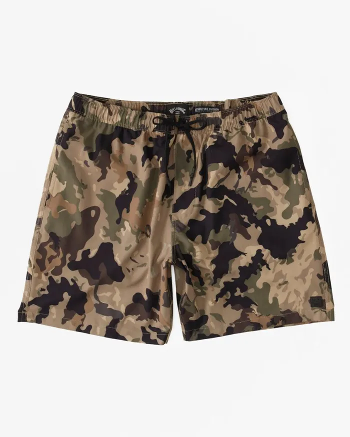 Billabong ADiv Surftrek Elastic Waist Shorts 17034 Camo Mens Shorts Billabong ADiv Surftrek Elastic Waist Shorts 17034 Camo Mens Shorts