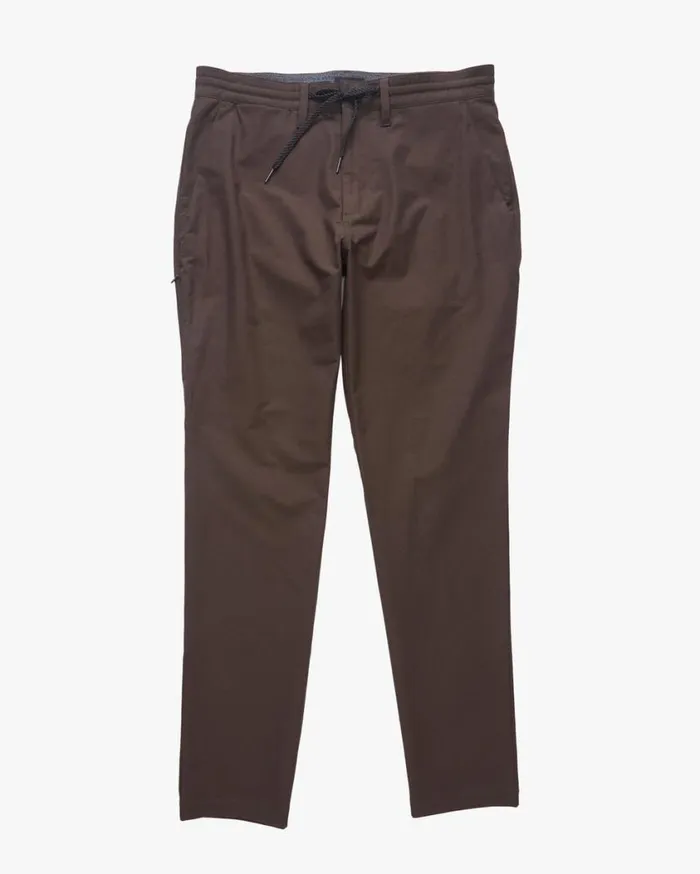 Billabong ADiv Surftrek Plus Organic Elastic Waist Pants Coffee Mens Bottoms Billabong ADiv Surftrek Plus Organic Elastic Waist Pants Coffee Mens Bottoms