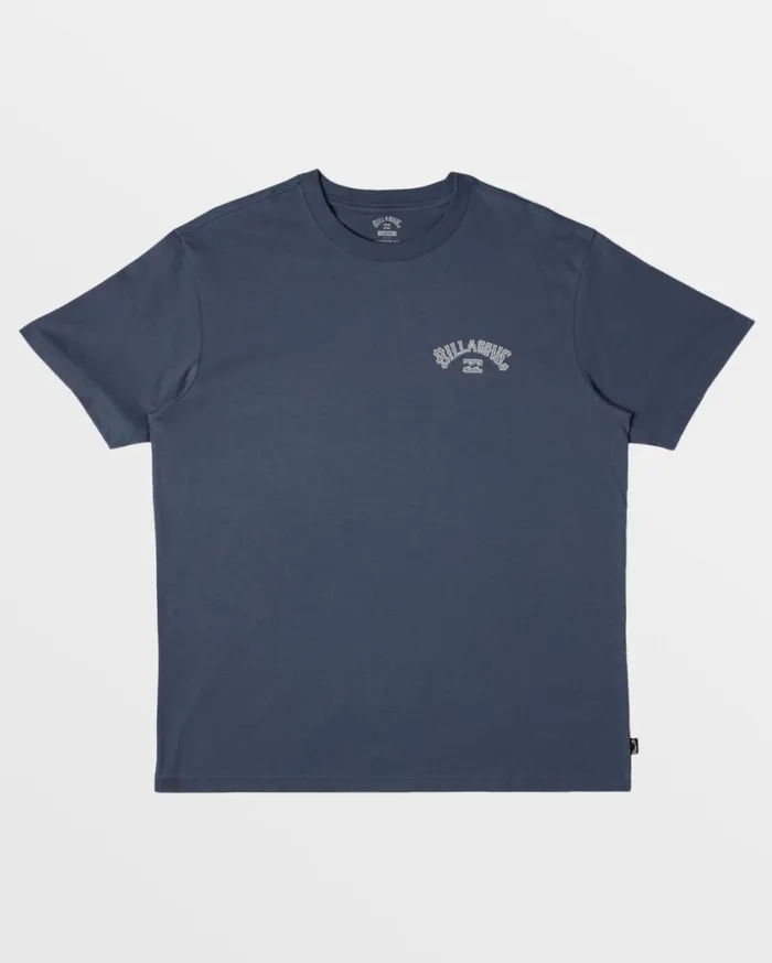 Billabong Arch Fill TShirt Slate Blue Mens TShirts Billabong Arch Fill TShirt Slate Blue Mens TShirts
